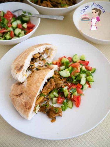 Shawarma Chicken is a middle eastern fast food, but it actually takes hours to marinate and cook. This quick version will have your meal ready in 20 minutes. Shawarma Chicken is a middle eastern fast food, but it actually takes hours to marinate and cook. This quick version will have your meal ready in 20 minutes.