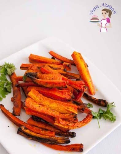 oven baked carrot sticks are the best way to eat carrots especially for the kids. Baking them caramelizes the sugars and makes them more sweet and tender