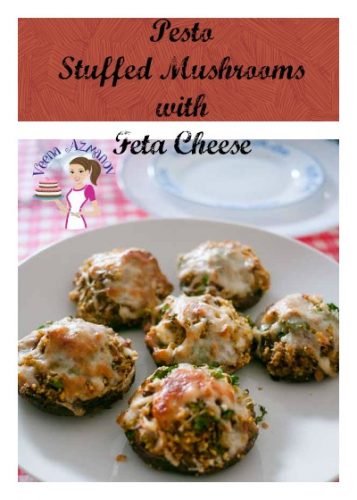 Pesto Stuffed Mushrooms with Feta Cheese is an absolutely delicious and super quick recipe for appetizer or side dish with such easy to find ingredients Pesto Stuffed Mushrooms with Feta Cheese is an absolutely delicious and super quick recipe for appetizer or side dish with such easy to find ingredients
