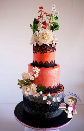 Edible lace has always been the an intricate part of cake decorating but now has become a massive trend. Here's a simple homemade edible sugar lace recipe. Edible lace has always been the an intricate part of cake decorating but now has become a massive trend. Here's a simple homemade edible sugar lace recipe.