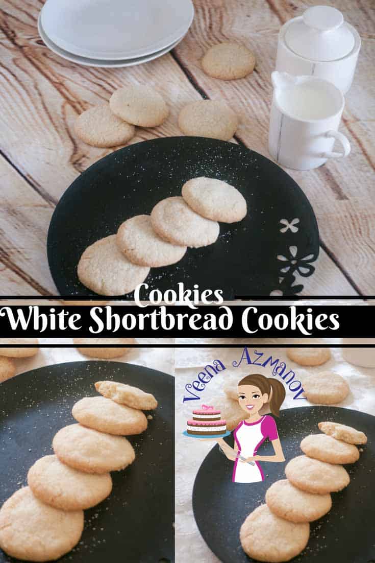 These white shortbread cookies are eggless and super easy to make. With only 5 ingredients they barely take any time to make or bake. Such a great treat any time. These white shortbread cookies are eggless and super easy to make. With only 5 ingredients they barely take any time to make or bake. Such a great treat any time