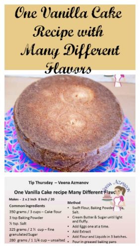 One vanilla cake recipe many different flavors is a real treat. You need one basic recipe to create many different flavors orange, lemon strawberry and more. One vanilla cake recipe many different flavors is a real treat. You need one basic recipe to create many different flavors orange, lemon strawberry and more.