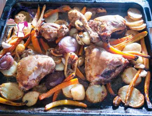 This easy paprika baked one pot chicken meal is a simple hearty lunch or dinner recipe with just five minutes hands on time. The oven does the rest for you. This easy paprika baked one pot chicken meal is a simple hearty lunch or dinner recipe with just five minutes hands on time. The oven does the rest for you.