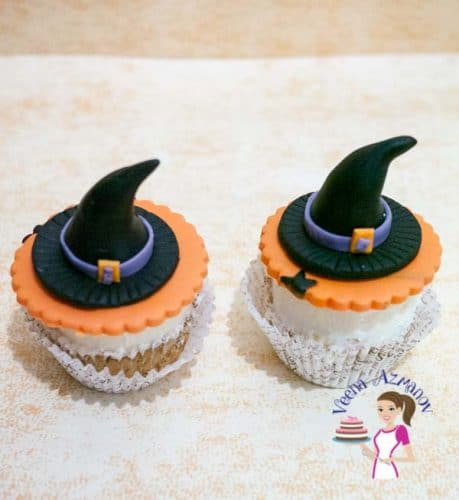 The most common; simple and easy cupcake topper that everyone loves during Halloween is a Witch's Hat Cupcake topper to top your favorite cupcakes. The most common; simple and easy cupcake topper that everyone loves during Halloween is a Witch's Hat Cupcake topper to top your favorite cupcakes.
