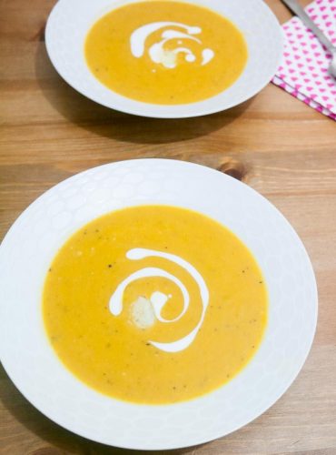 This roasted butternut squash soup is a perfect fall or winter dinner. Add in a small bowl of salad and some crusty bread to did in and you got a meal. This roasted butternut squash soup is a perfect fall or winter dinner. Add in a small bowl of salad and some crusty bread to did in and you got a meal.