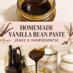 Pinterest image for homemade Vanilla Bean Paste.