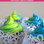 Pinterest image for American Vanilla Buttercream Frosting.