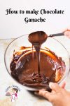 A bowl of chocolate ganache.