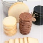 Pinterest image for sugar cookies.