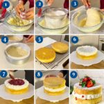 Progress Pictures for Victoria Sponge Cake.