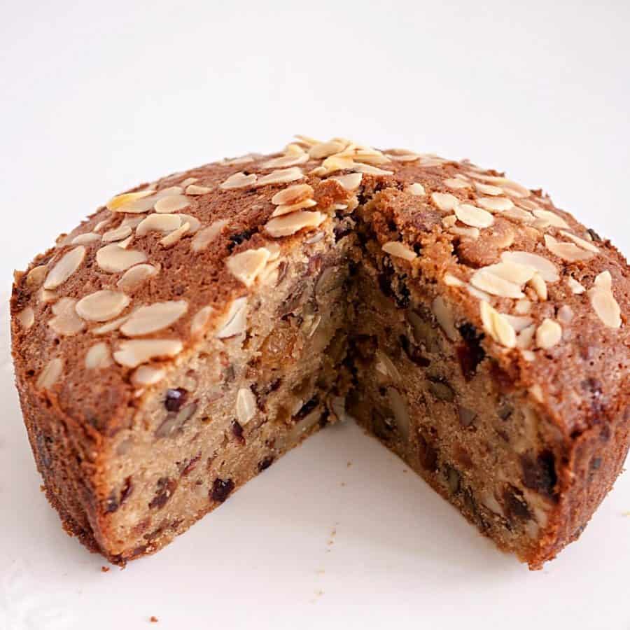 The Best Rich Fruit Cake Recipe with Alcohol or OJ - Veena Azmanov