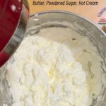 Pinterest image for American Vanilla Buttercream Frosting.