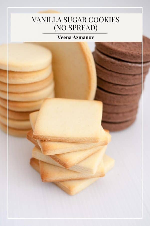 Pinterest image for cookies for frosting.