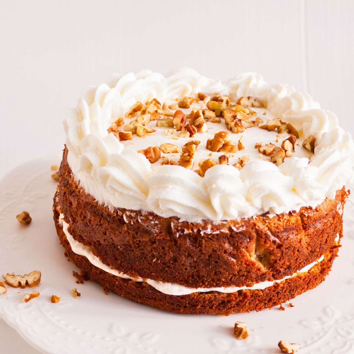 Carrot Cake with Cream cheese frosting.