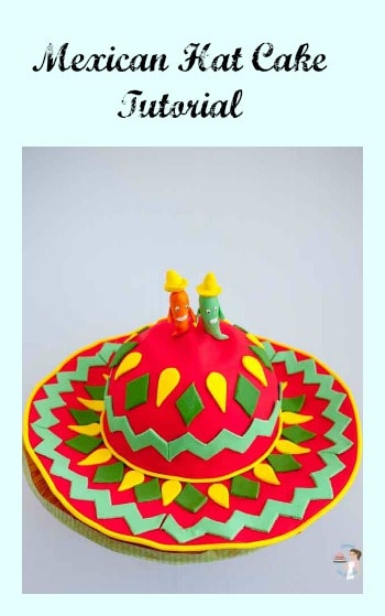 Mexican hat cake tutorial
