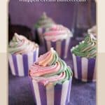 Pinterest image for sour cream cupcakes.