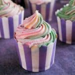 Colorful frosted on the table.