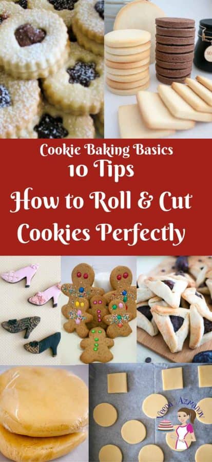 Cookies  look best when they are cut perfectly but not all cookie dough is easy to mange. These 10 tips to roll and cut cookies perfectly will help you manage any dough not matter how soft or buttery.