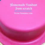 Fondant recipe Pinterest image
