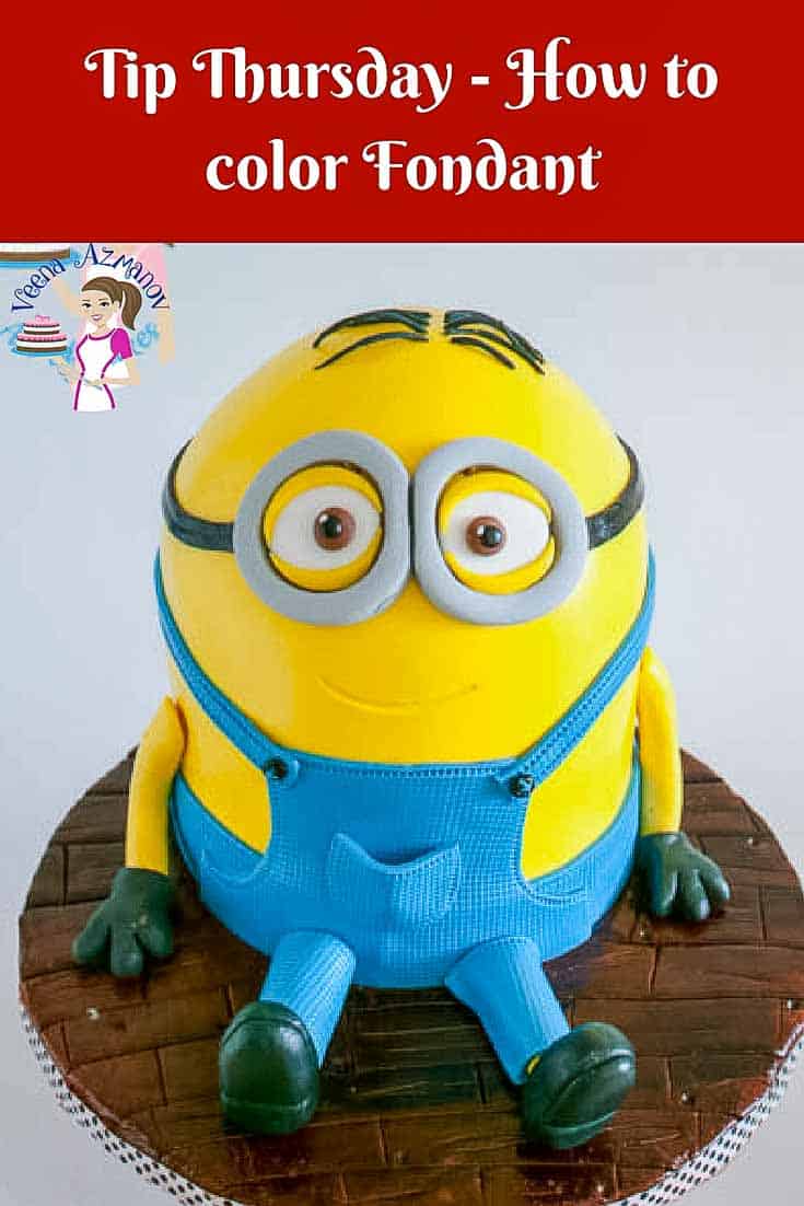A cake decorated to look like one of the minions from the movie Despicable Me.