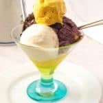 Pinterest image for homemade ice cream.