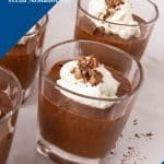 Pinterest image for chocolate mousse
