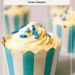 Pinterest image for cream cheese frosting.
