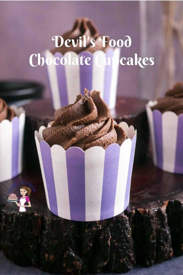 This moist airy chocolate goodness called devils food chocolate cupcakes are a treat any time of the year. It's a simple easy and quick recipe. The cupcake taste delicious on its own with all that rich chocolate flavor but add a dark chocolate frosting to take them to that ultimate luxury. 