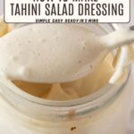Pinterest image for Tahini Sauce Homemade.