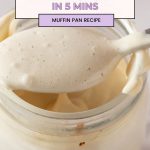 Pinterest image for Homemade Tahini Sauce in 5 mins with 4 Ingredients.