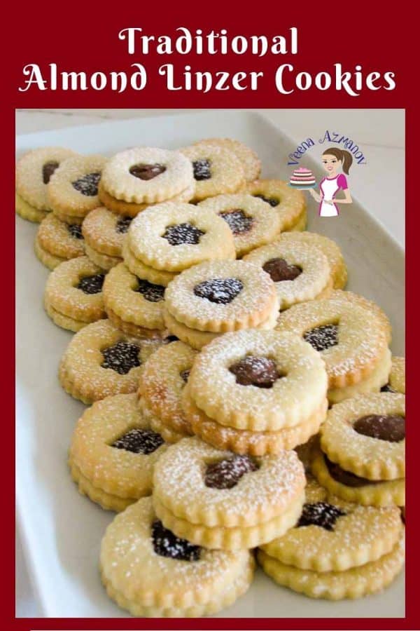 Almond Linzer Cookies are not just beautiful but delicious too and make perfect Christmas gifts to family and friends.