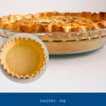 Pinterest image for crust for pies.