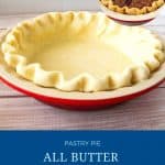 Pinterest image for crust for pie.