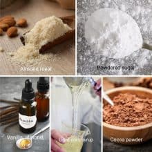 Homemade Chocolate Marzipan in just 5 Minutes - Veena Azmanov Kitchen