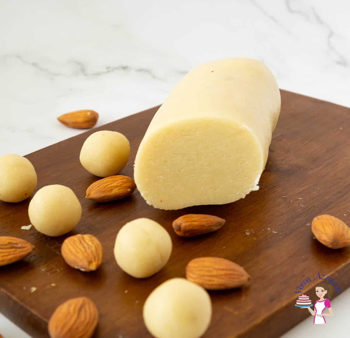 Homemade Marzipan Recipe - Almond Paste - Veena Azmanov