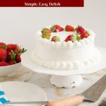 Pinterest image for homemade whipped cream aka Chantilly Cream Recipe.