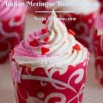 Pinterest image for Italian buttercream.
