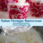 Pinterest image for Italian frosting.
