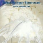 Pinterest image for Italian Meringue Buttercream.