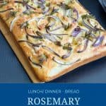 Pinterest image for focaccia.