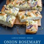 Pinterest image for Focaccia.
