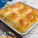 Pinterest image for dinner rolls.