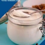 An image of yogurt for pinterest