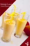 how to make an Indian summer drink with mangoes and cardamom - called lassi