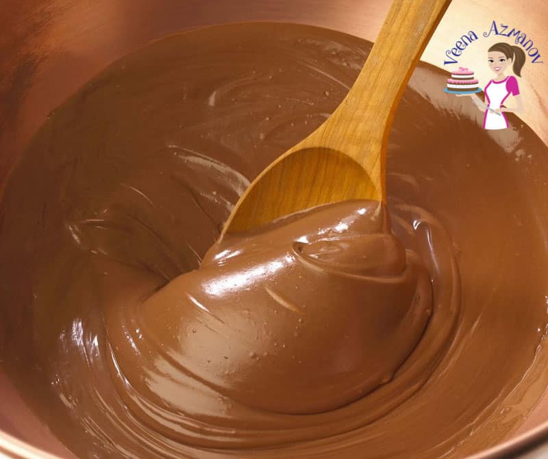 Mixing Chocolate mousse in a bowl.