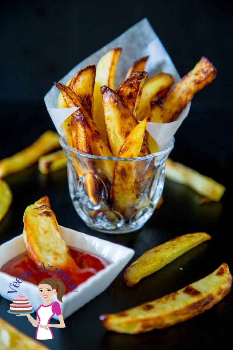 Crispy Baked Potato Wedges Veena Azmanov