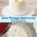 Pinterest image for Swiss Meringue Buttercream.