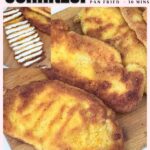 Pinterest image for Crispy Chicken Schnitzel.