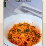 Pinterest Image for Fresh Carrot Salad.
