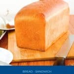 Pinterest image for sandwich bread.